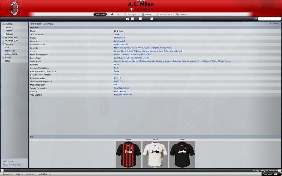  - Football Manager 2009